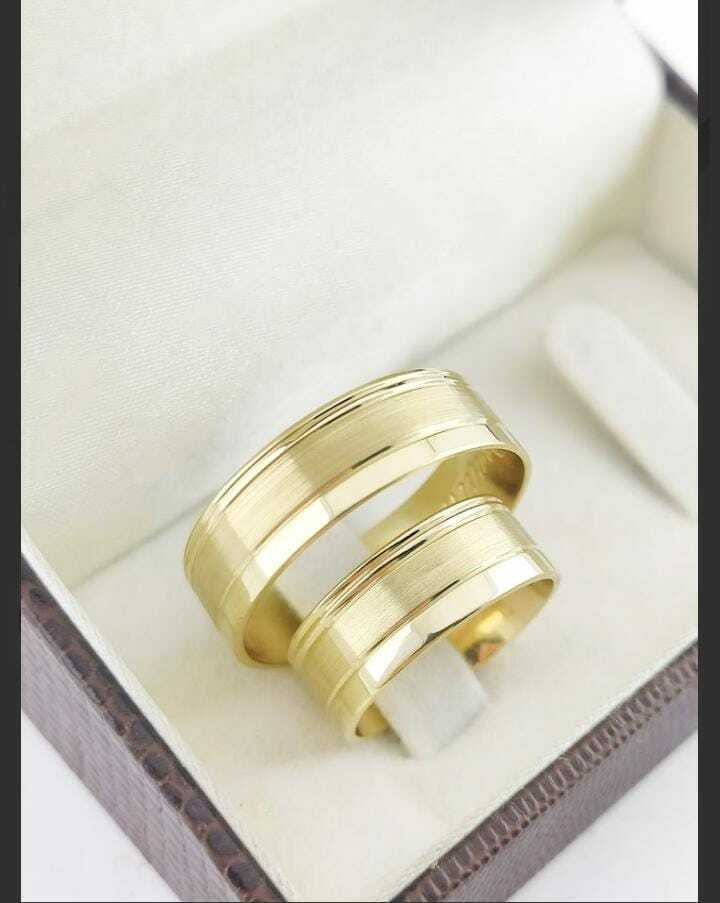 Alianças para noivado e casamento - Modelo 29