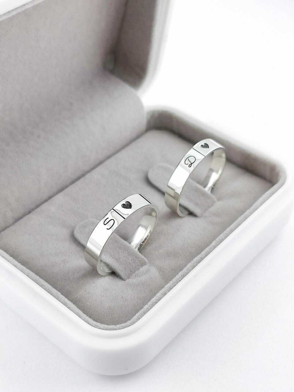 Alianças para namoro e compromisso - Modelo 56