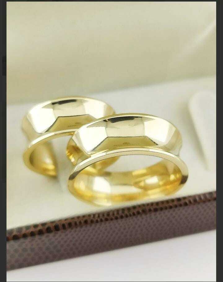 Alianças para noivado e casamento - Modelo 17