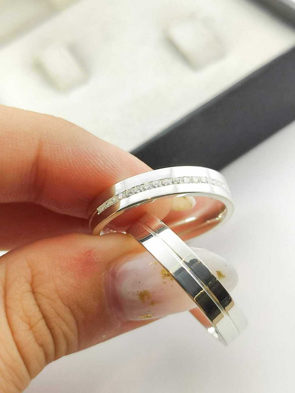 Alianças para namoro e compromisso - Modelo 15