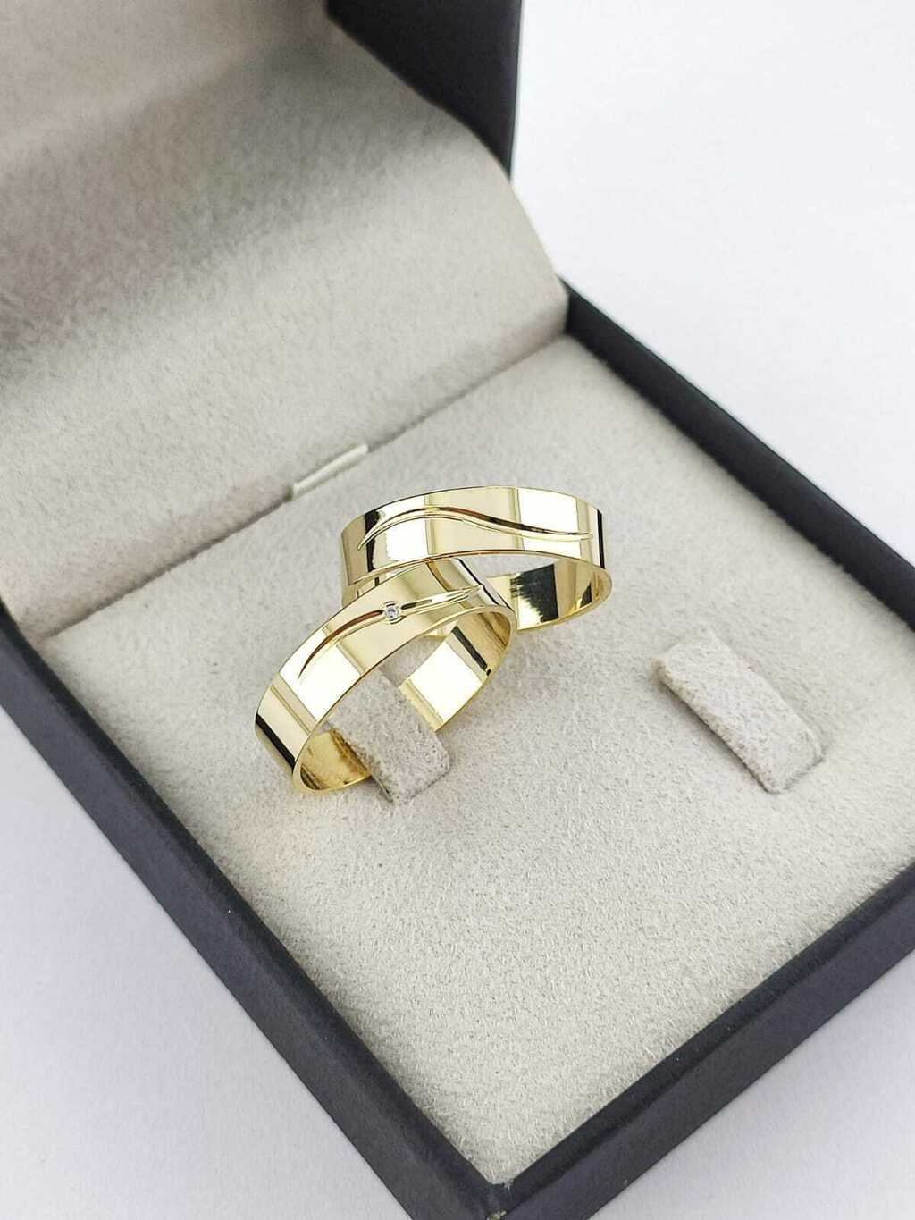 Alianças para noivado e casamento - Modelo 150