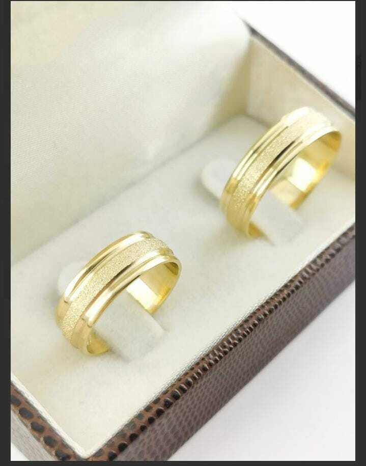 Alianças para noivado e casamento - Modelo 25