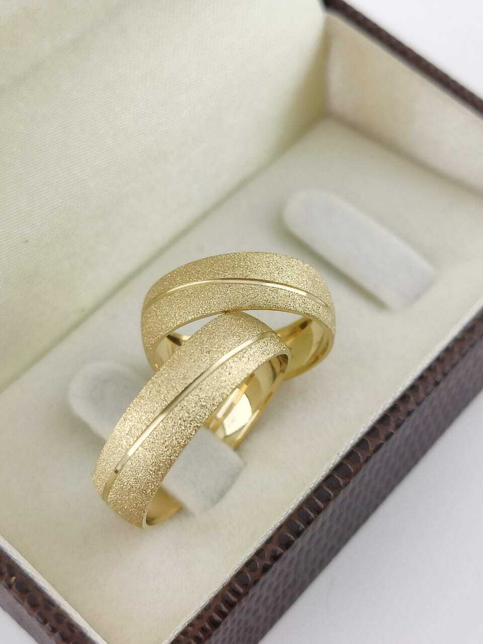 Alianças para noivado e casamento - Modelo 124