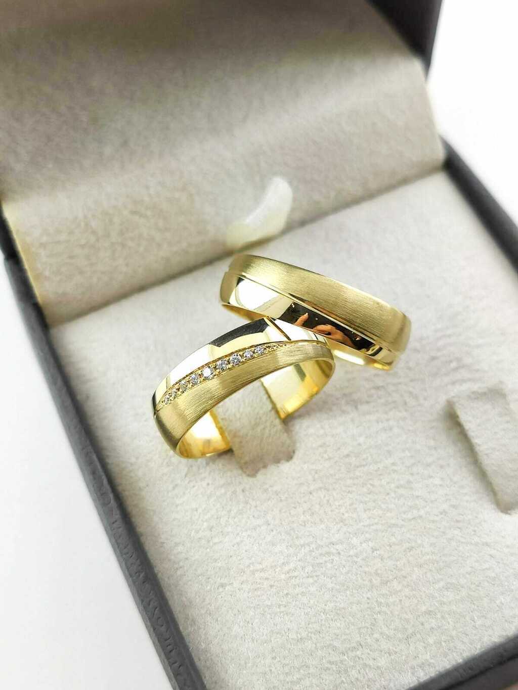 Alianças para noivado e casamento - Modelo 78