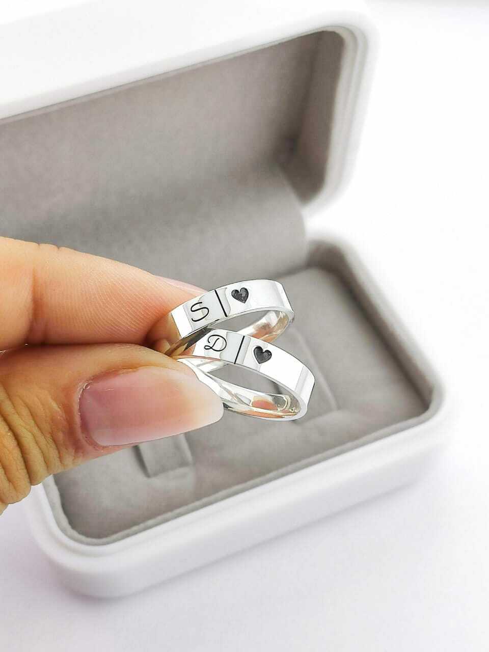 Alianças para namoro e compromisso - Modelo 56