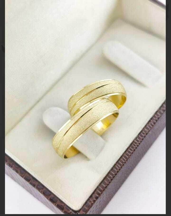 Alianças para noivado e casamento - Modelo 20
