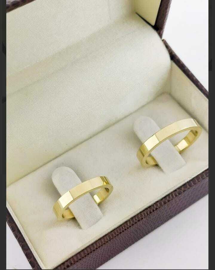 Alianças para noivado e casamento - Modelo 3