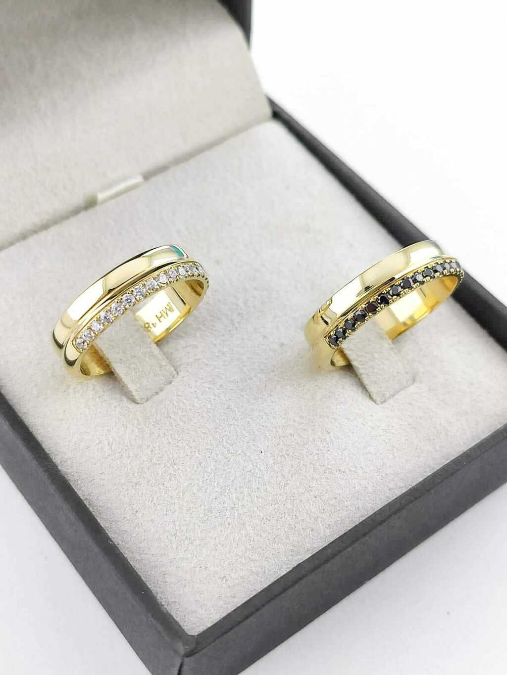 Alianças para noivado e casamento - Modelo 97