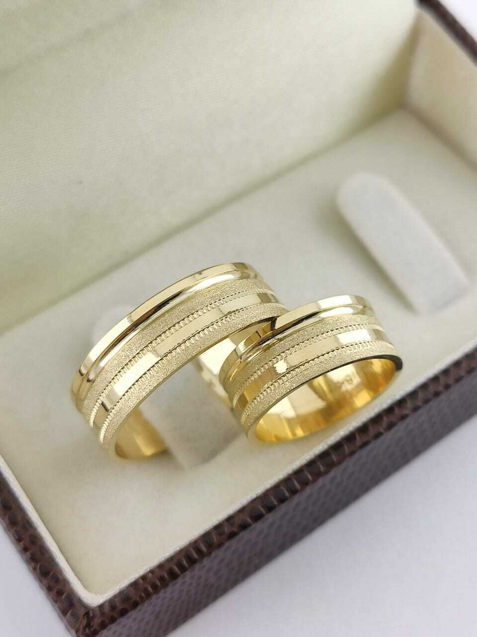 Alianças para noivado e casamento - Modelo 115