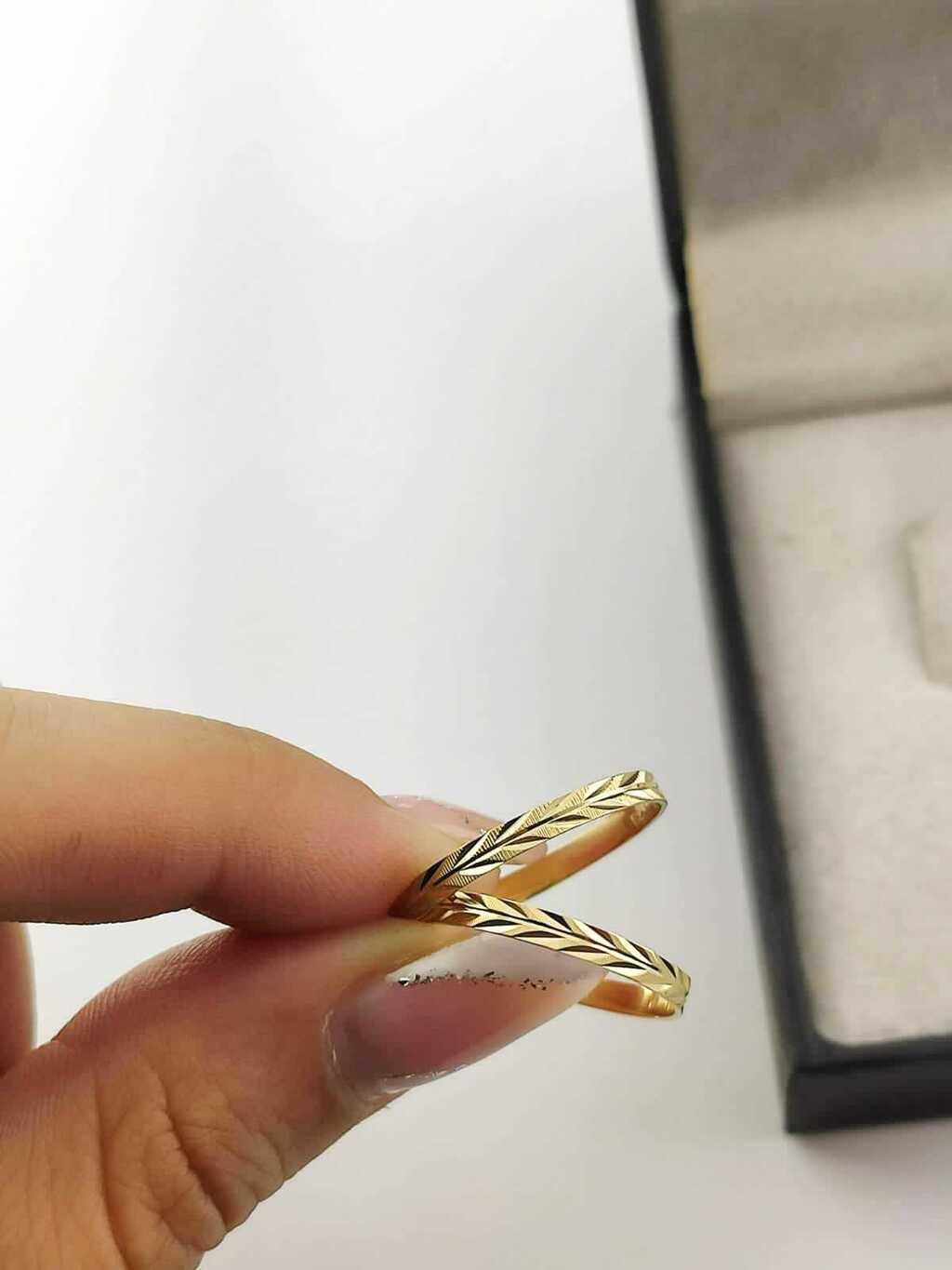 Alianças para noivado e casamento - Modelo 80