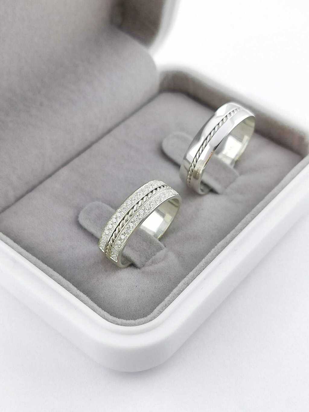 Alianças para namoro e compromisso - Modelo 49