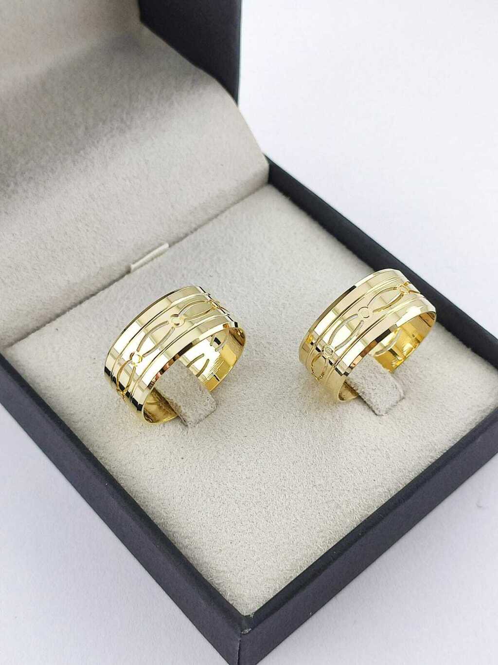 Alianças para noivado e casamento - Modelo 155
