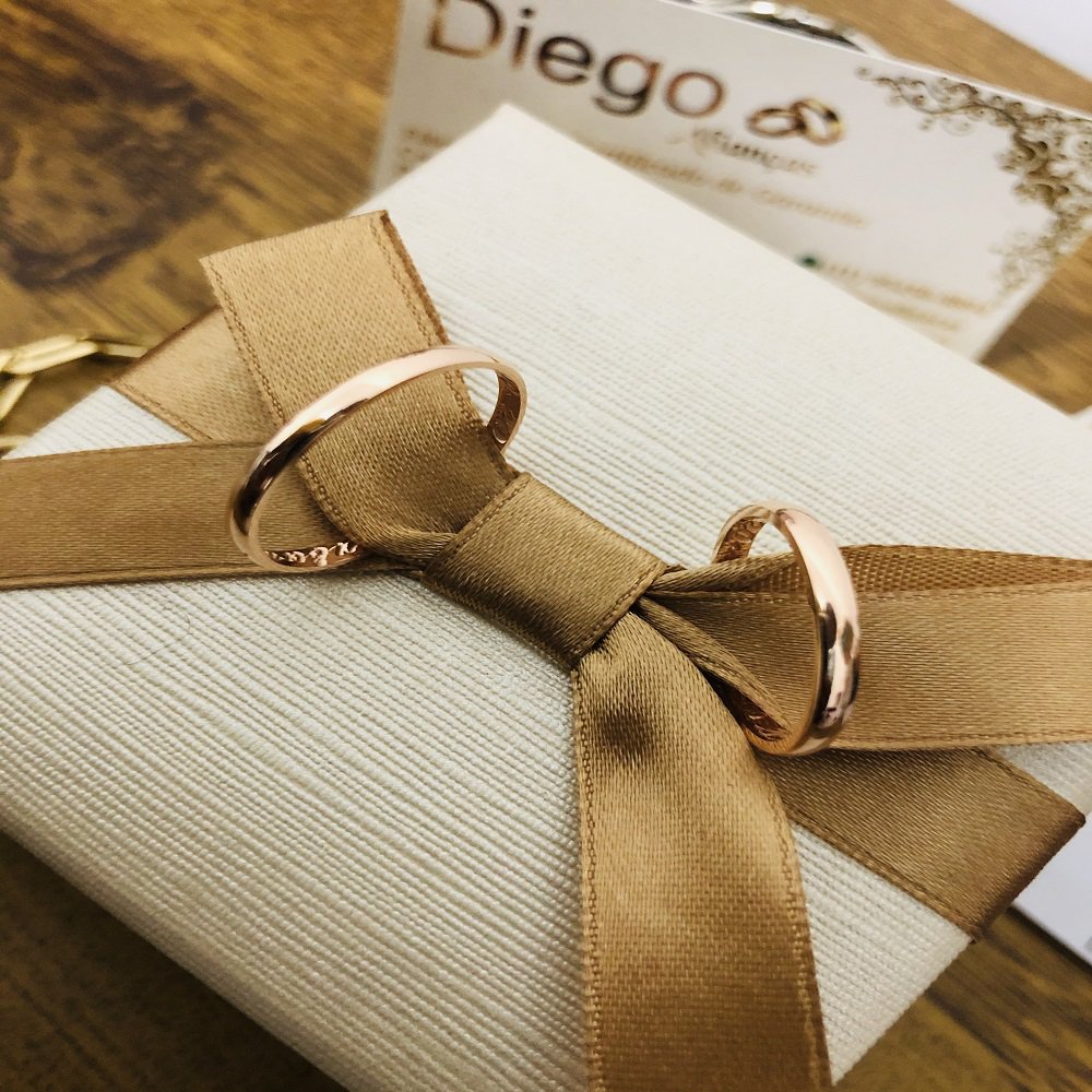 Alianças Rose Namoro e Compromisso