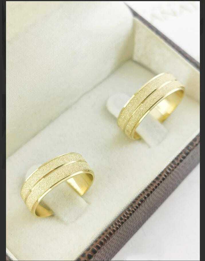 Alianças para noivado e casamento - Modelo 16