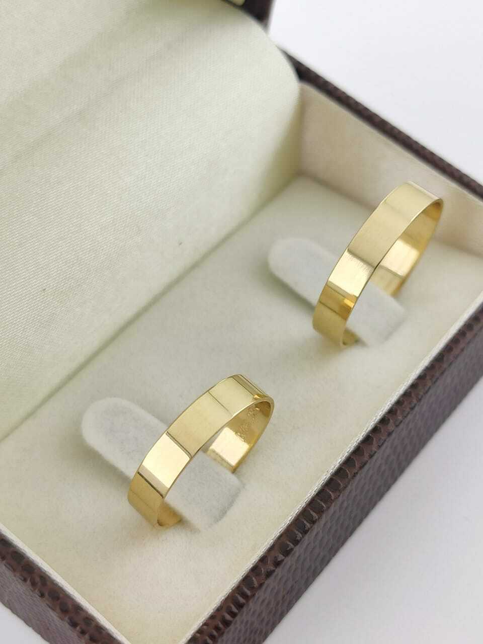Alianças para noivado e casamento - Modelo 130