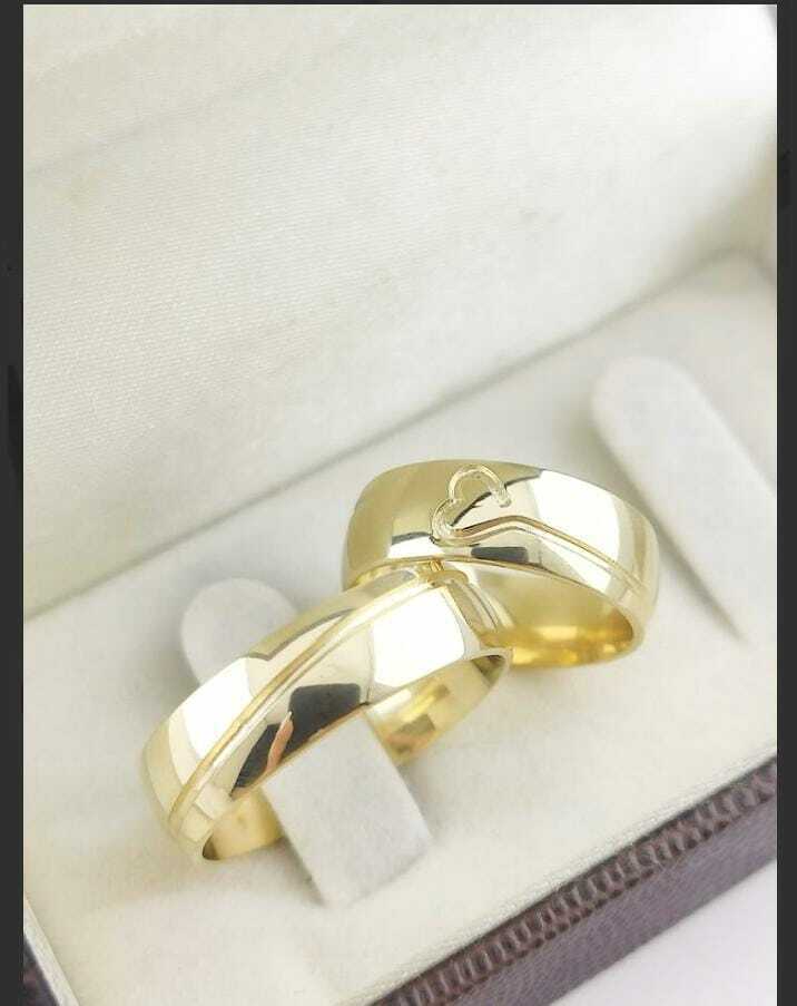 Alianças para noivado e casamento - Modelo 33