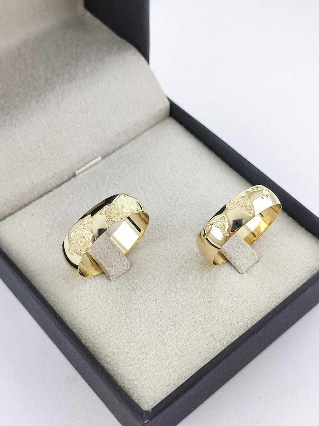 Alianças para noivado e casamento - Modelo 158