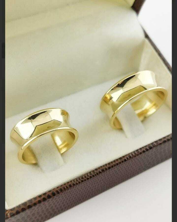 Alianças para noivado e casamento - Modelo 17