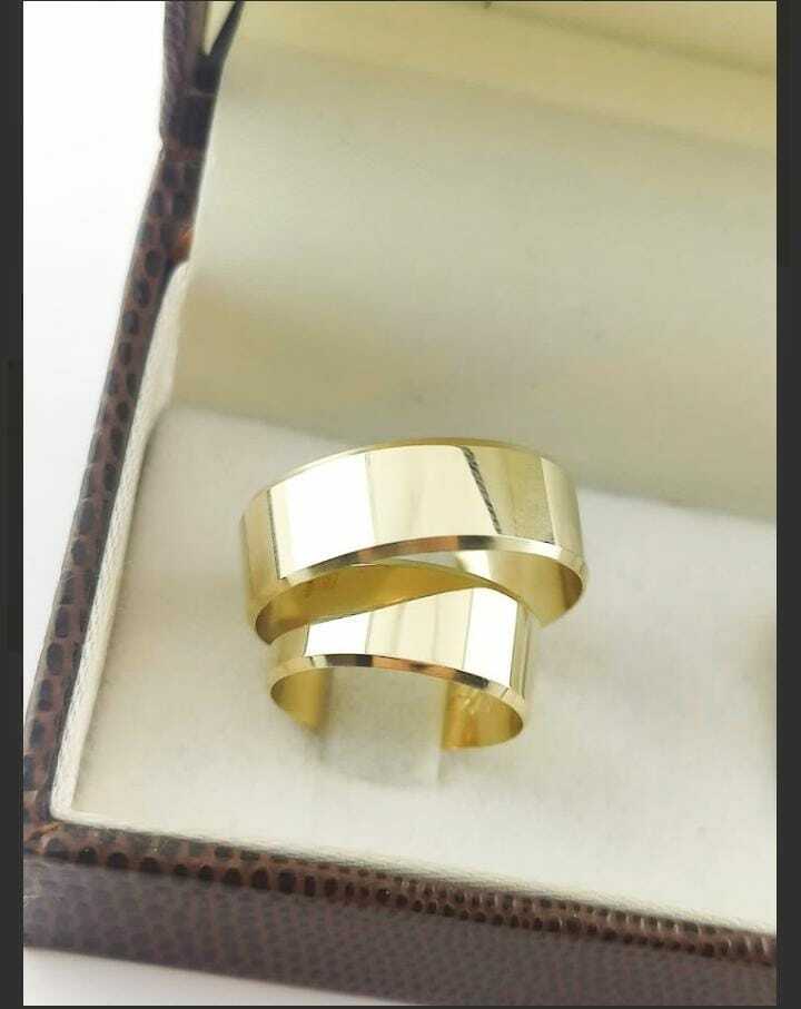 Alianças para noivado e casamento - Modelo 22
