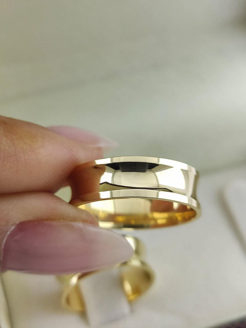 Alianças de Ouro18k Noivado e Casamento Banhado a Ouro 18k