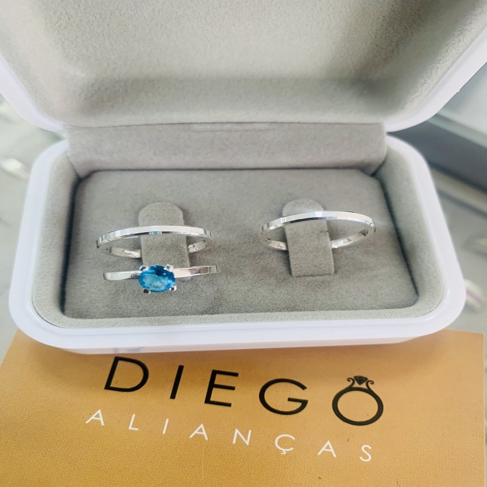 Alianças de Prata Namoro e Compromisso 0003
