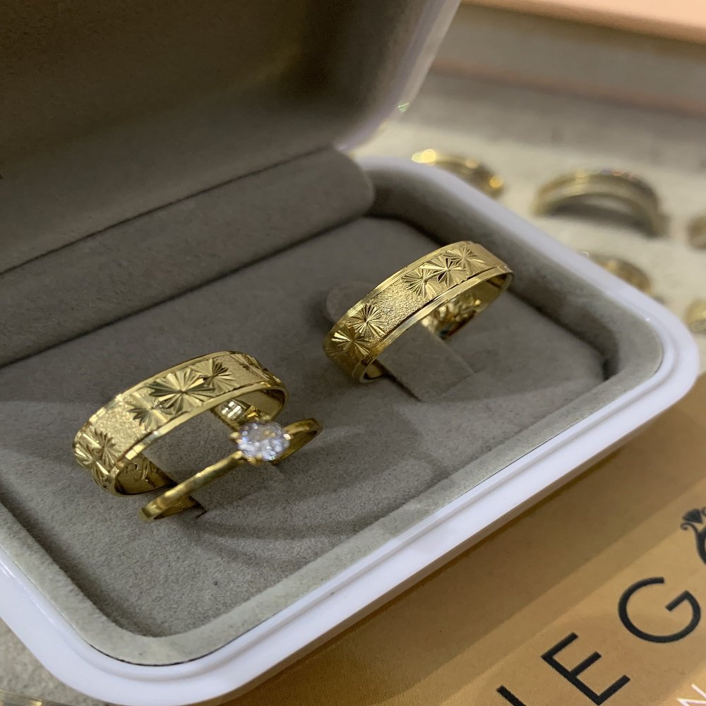 Alianças de Ouro18k Noivado e Casamento