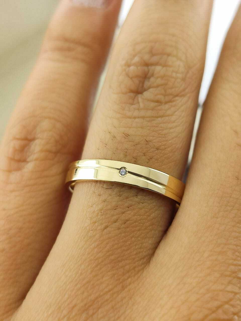 Alianças para noivado e casamento - Modelo 140