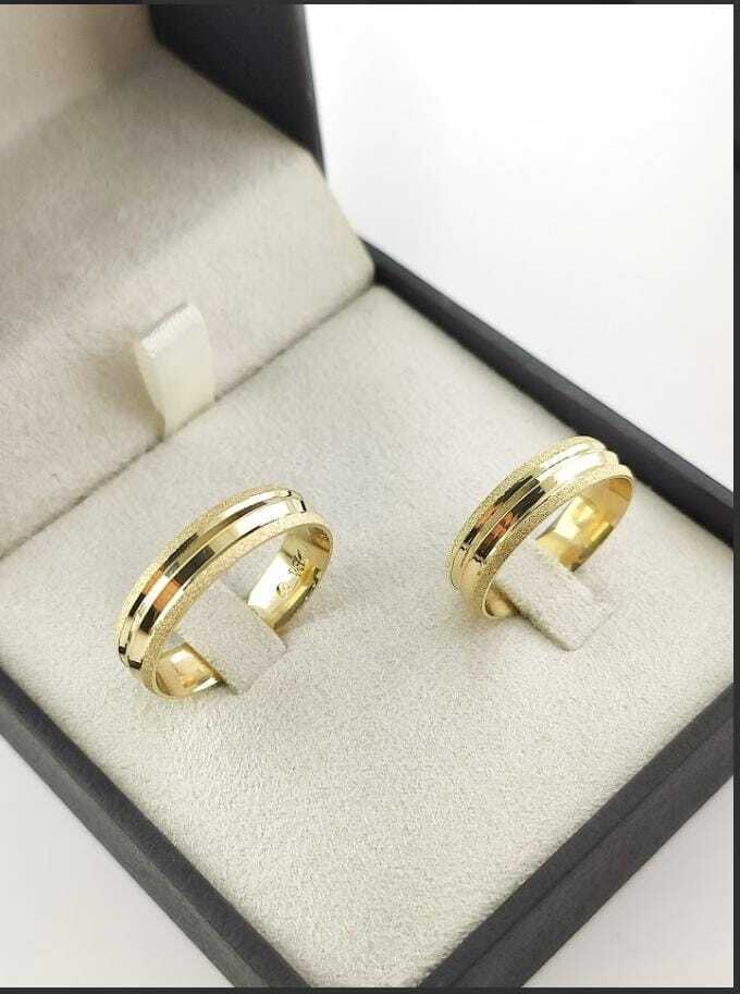 Alianças para noivado e casamento - Modelo 40