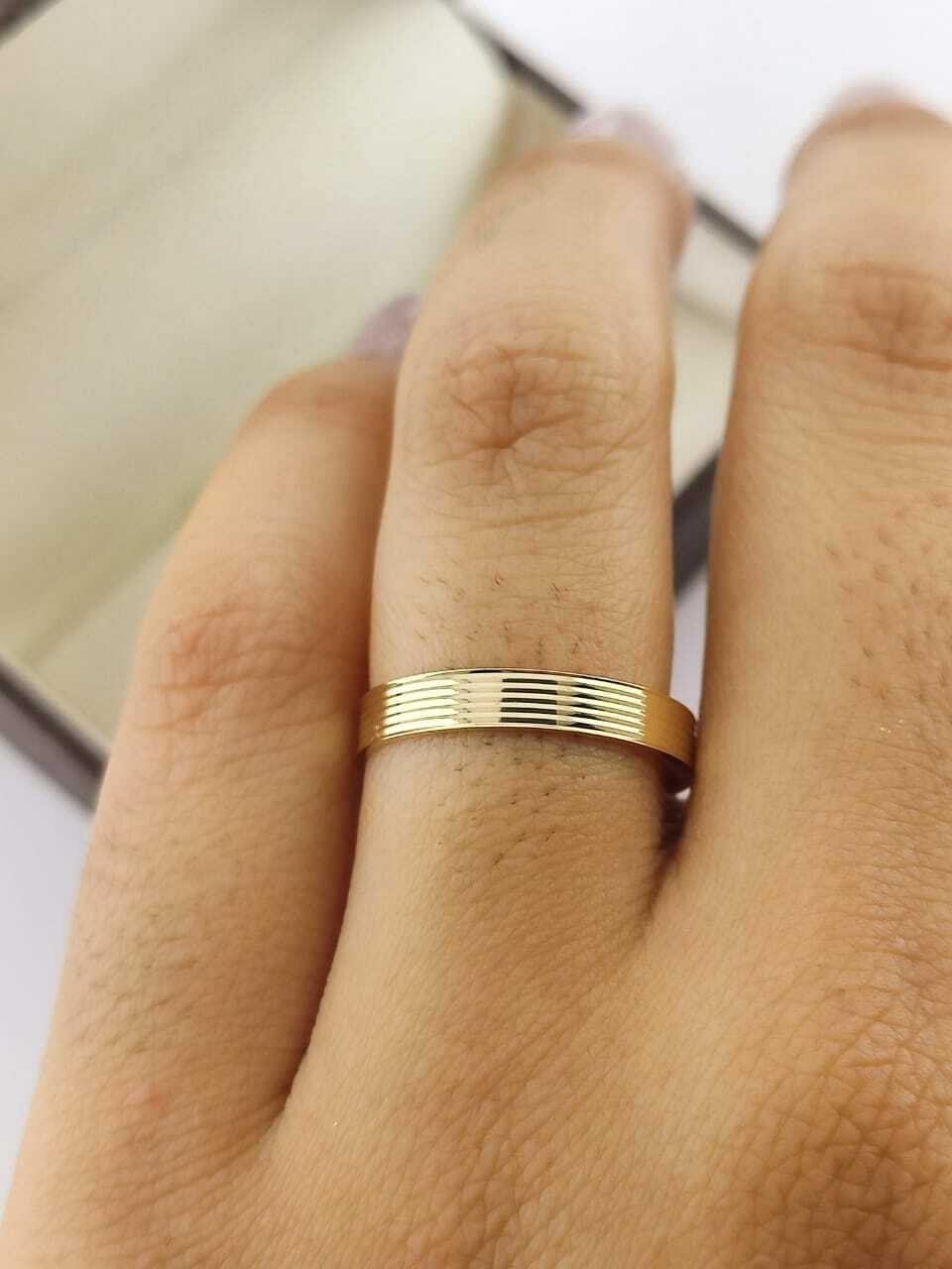 Alianças para noivado e casamento - Modelo 107