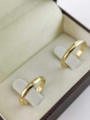 Alianças para noivado e casamento - Modelo 138