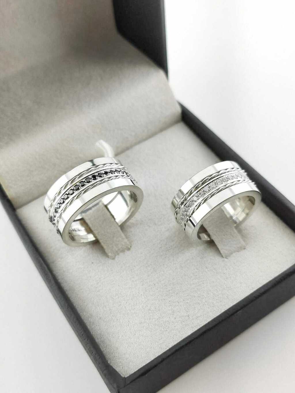 Alianças para namoro e compromisso - Modelo 43