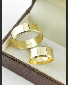 Alianças para noivado e casamento - Modelo 22