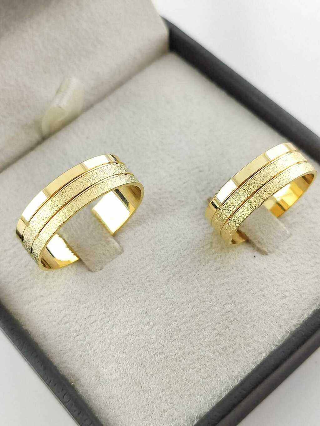 Alianças para noivado e casamento - Modelo 72