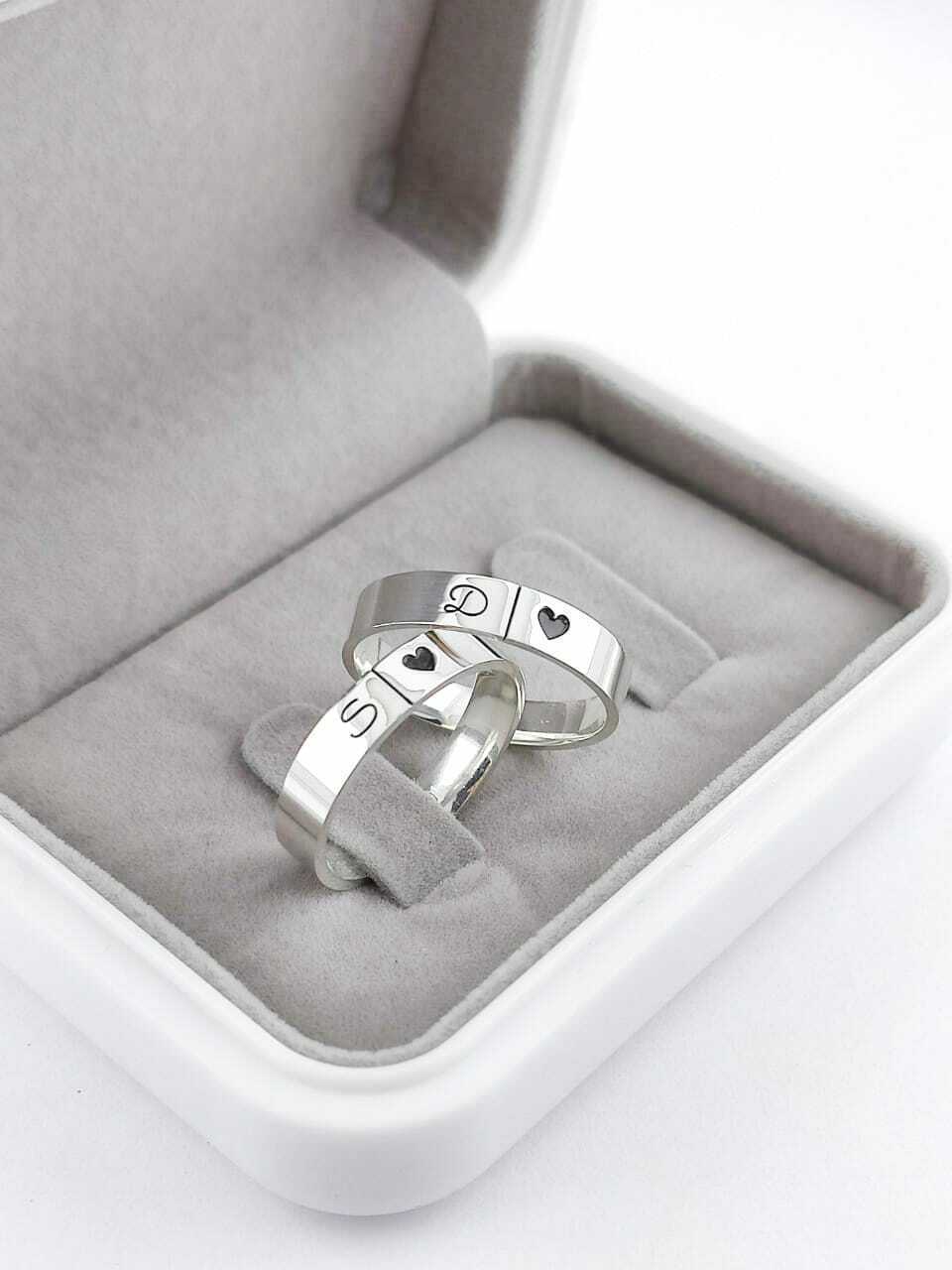 Alianças para namoro e compromisso - Modelo 56