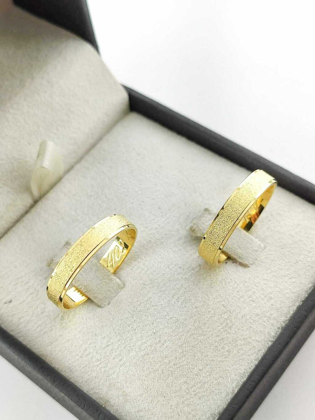 Alianças para noivado e casamento - Modelo 68