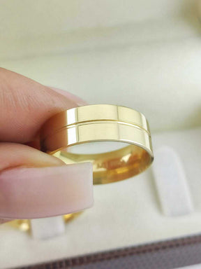 Alianças para noivado e casamento - Modelo 114