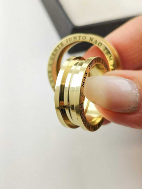 Alianças para noivado e casamento - Modelo 74