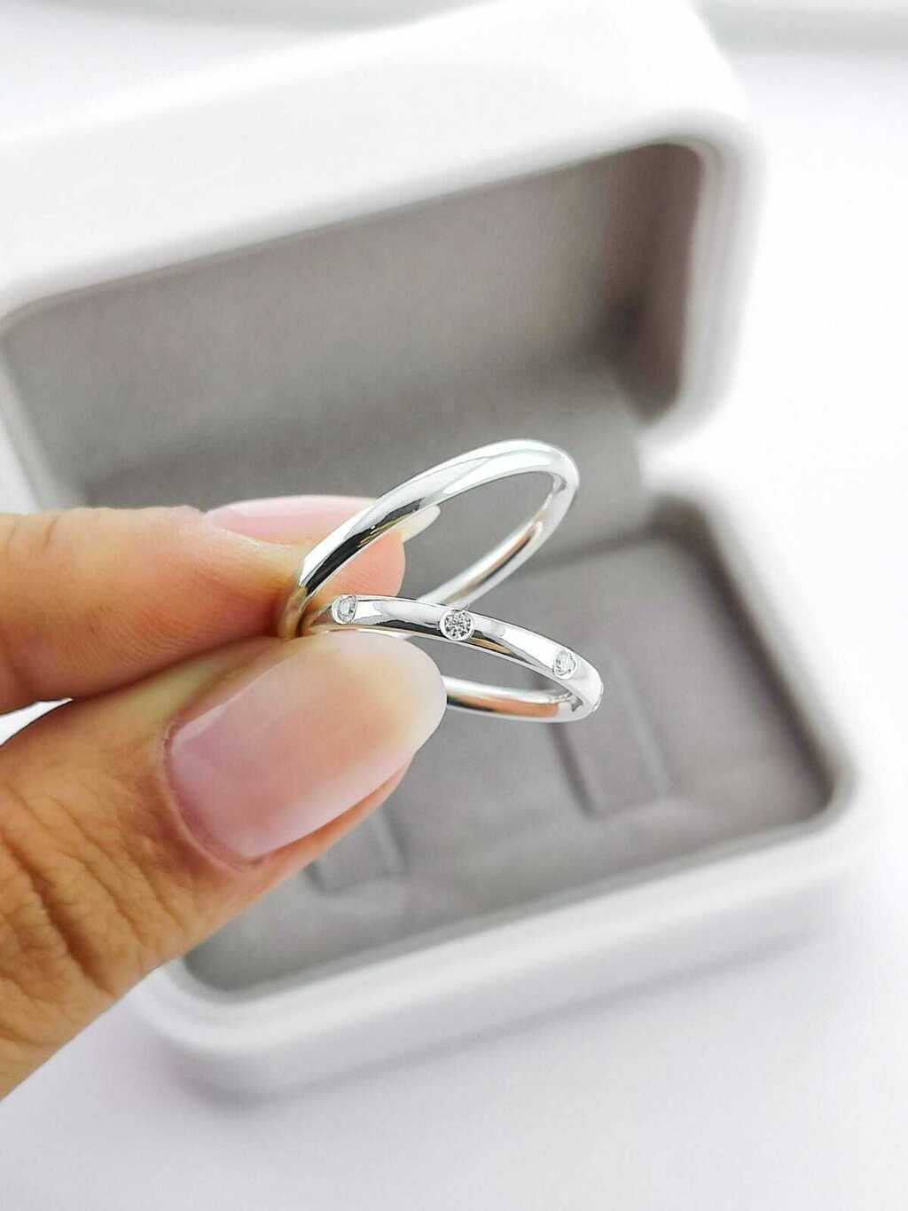 Alianças para namoro e compromisso - Modelo 64