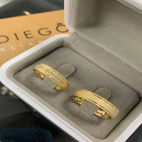 Alianças De Ouro18k Noivado e Casamento
