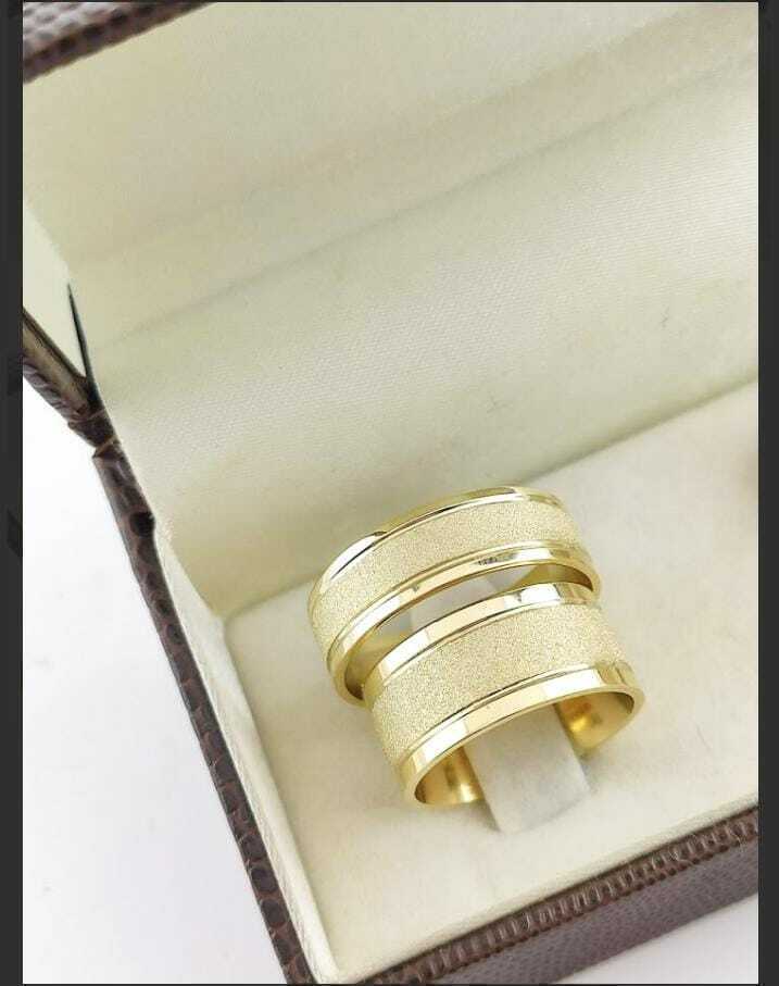 Alianças para noivado e casamento - Modelo 6
