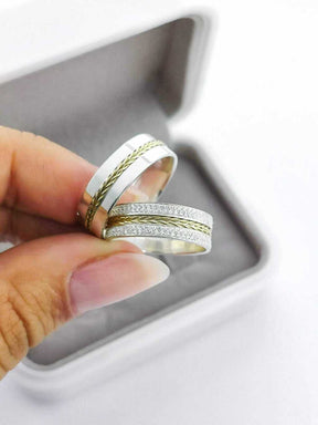 Alianças para namoro e compromisso - Modelo 48