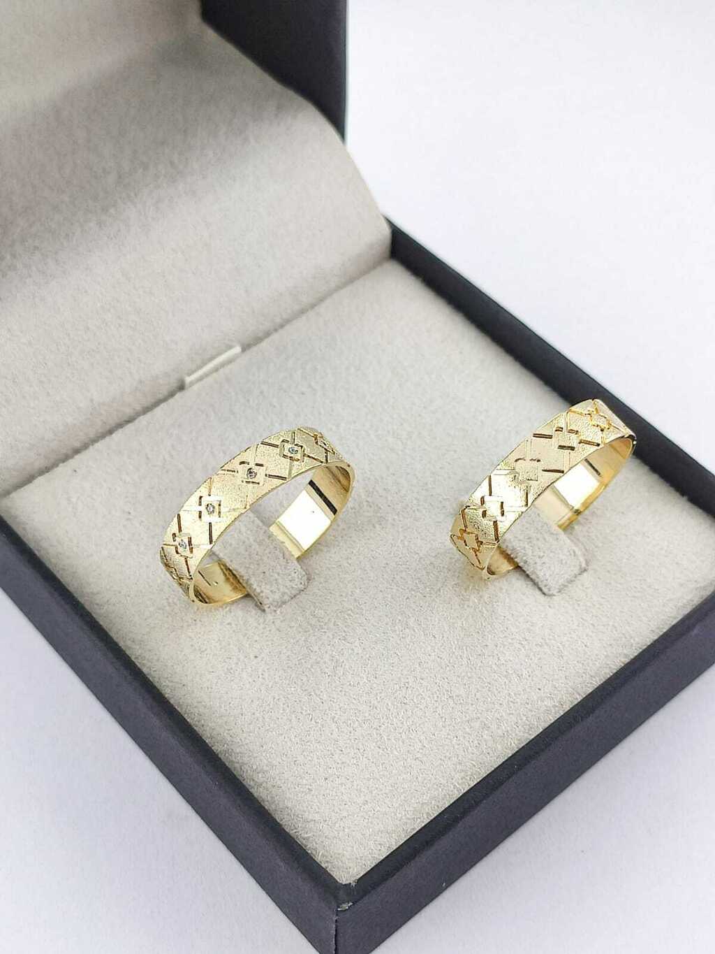 Alianças para noivado e casamento - Modelo 164