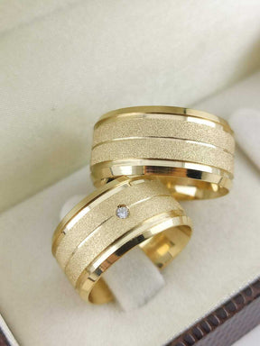 Alianças para noivado e casamento - Modelo 135
