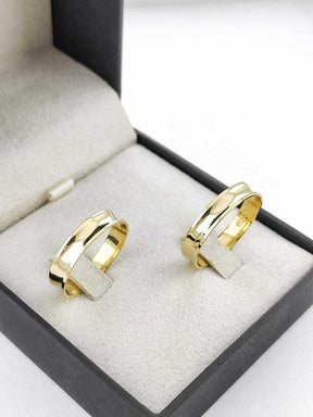 Alianças para noivado e casamento - Modelo 84