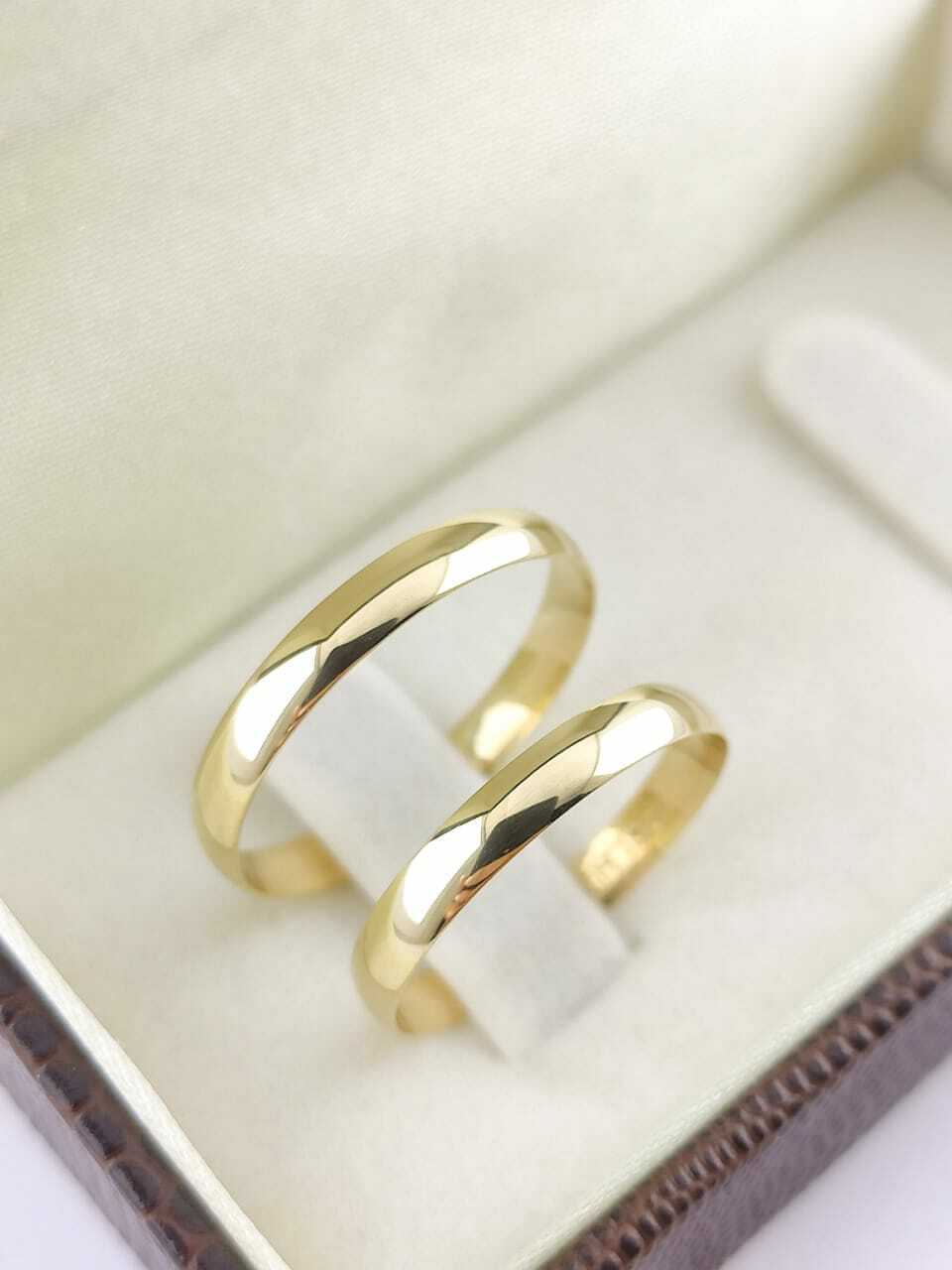 Alianças para noivado e casamento - Modelo 143