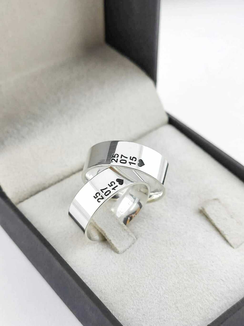 Alianças para namoro e compromisso - Modelo 46