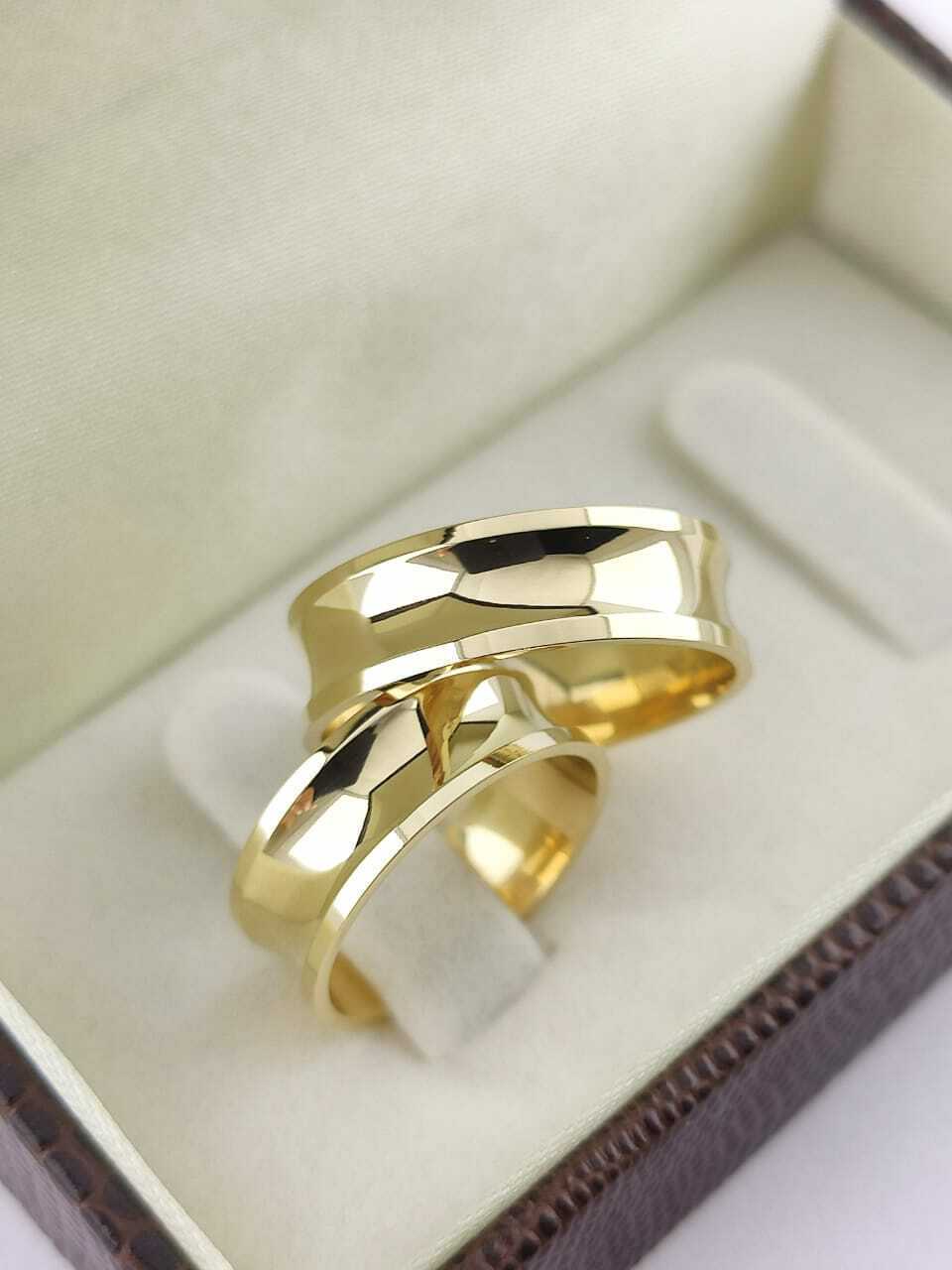 Alianças para noivado e casamento - Modelo 146
