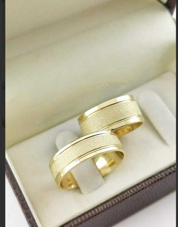Alianças para noivado e casamento - Modelo 6