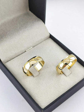 Alianças para noivado e casamento - Modelo 147