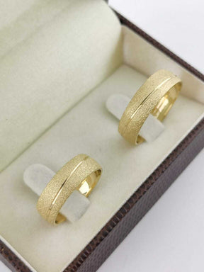 Alianças para noivado e casamento - Modelo 124
